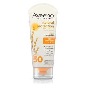 Lotion solaire Aveeno Protect +